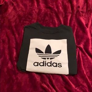 Adidas crop top long sleeve